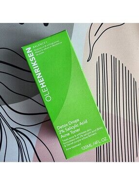 Ole Henriksen Balance+ Detox Drops 2% Salicylic Acid Acne Toner 120ml